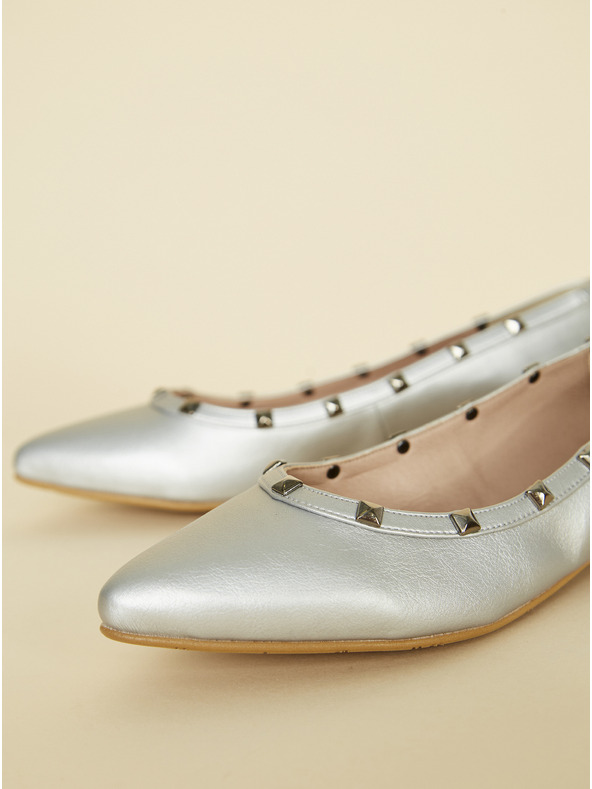 Ojju Ezüst színű balerinák OJJU