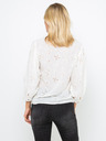 CAMAIEU Fehér romantikus blúz