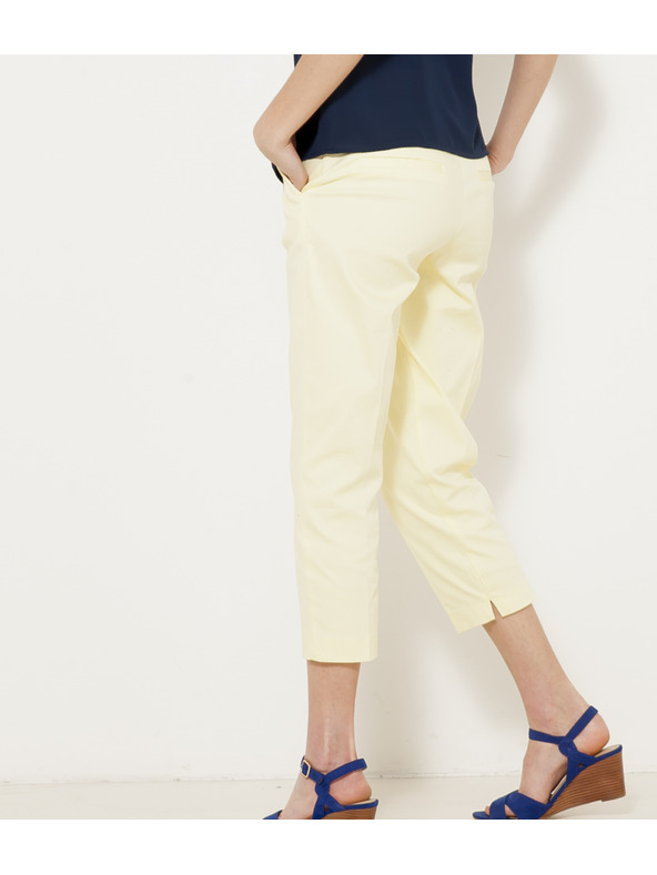 CAMAIEU Világossárga rövid nadrág