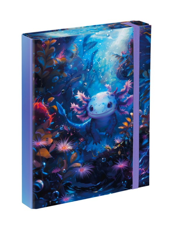 BAAGL  BAAGL A5-ös iskolai füzetmappa Axolotl