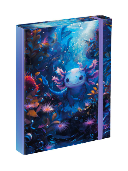 BAAGL  BAAGL A5-ös iskolai füzetmappa Axolotl