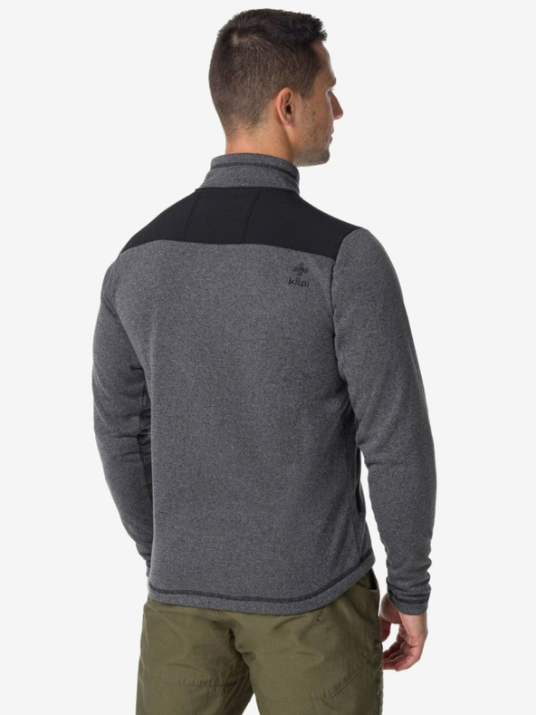 Kilpi Sötétszürke férfi fleece pulóver Kilpi REGIN-M