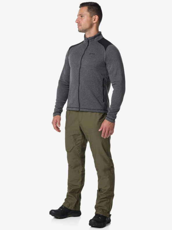 Kilpi Sötétszürke férfi fleece pulóver Kilpi REGIN-M