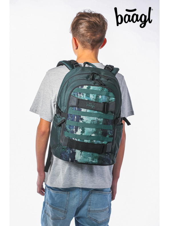 BAAGL  BAAGL Iskolai hátizsák Skate Erdő