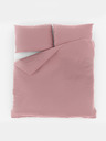 Kvalitex Francia muszlin ágynemű 240x220, 70x90cm rózsaszín Kvalitex