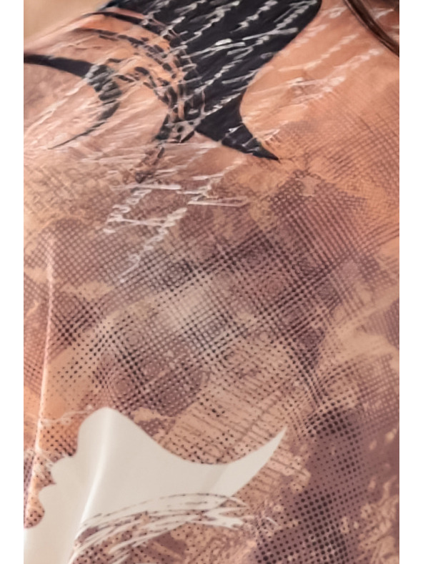 numoco Mintás sport ruha zsebekkel és megkötővel