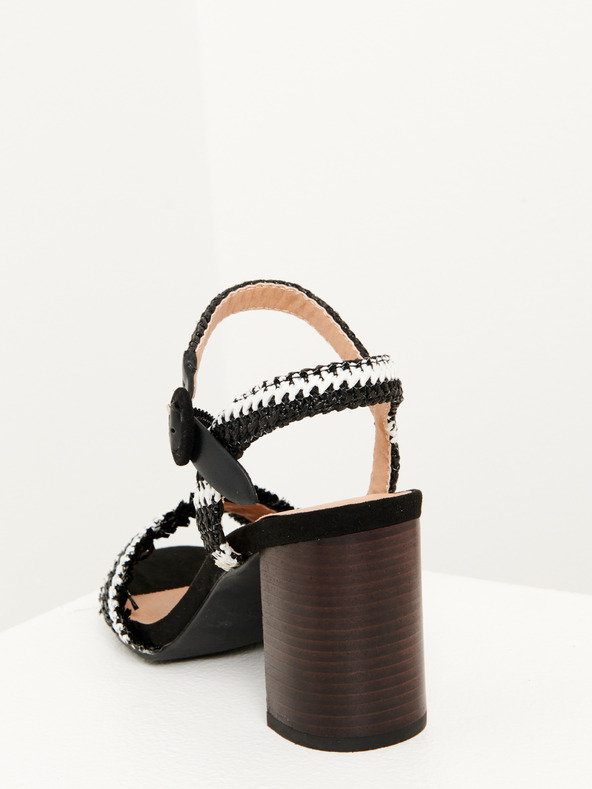 CAMAIEU Fekete szíjas cipő CAMAIEU