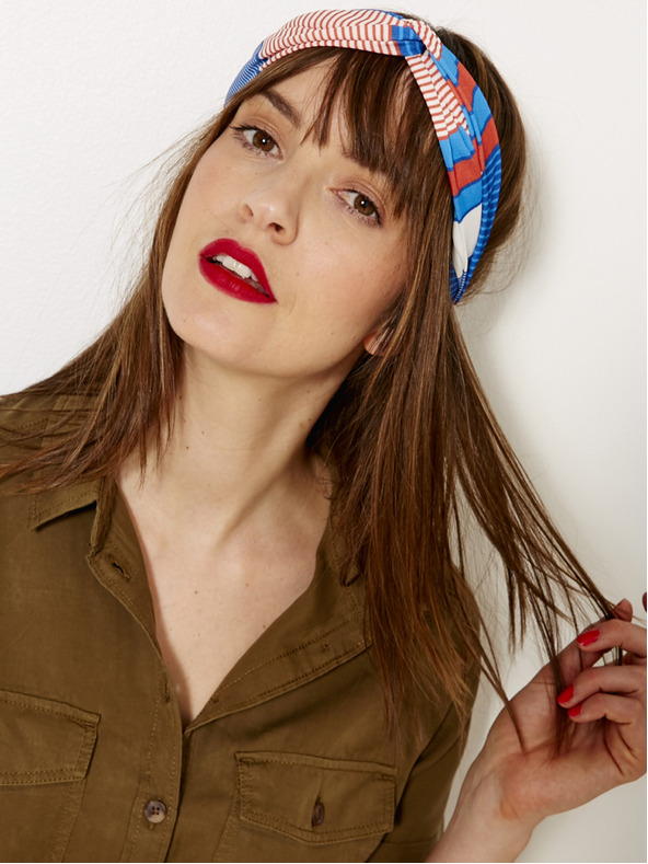 CAMAIEU Kék-rózsaszín hajpánt CAMAIEU