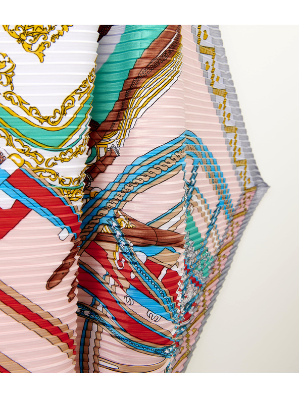 CAMAIEU Fehér mintás kendő CAMAIEU