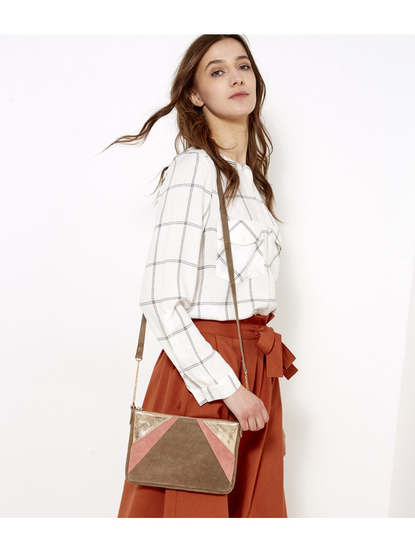 CAMAIEU Barna-rózsaszín táska CAMAIEU