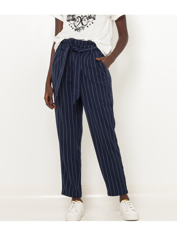 CAMAIEU Sötétkék nadrág CAMAIEU