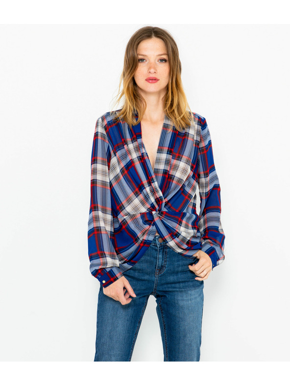 CAMAIEU Kék-piros ing CAMAIEU