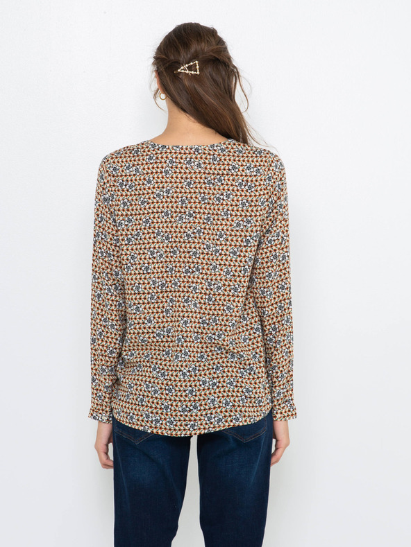 CAMAIEU Bézs blúz CAMAIEU