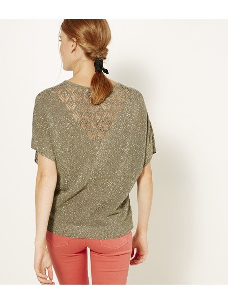 CAMAIEU Khaki blúz CAMAIEU