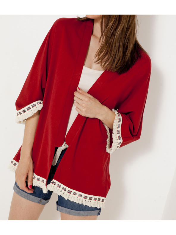 CAMAIEU Piros kimono CAMAIEU