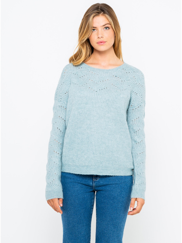 CAMAIEU Világoskék pulóver CAMAIEU