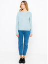 CAMAIEU Világoskék pulóver CAMAIEU