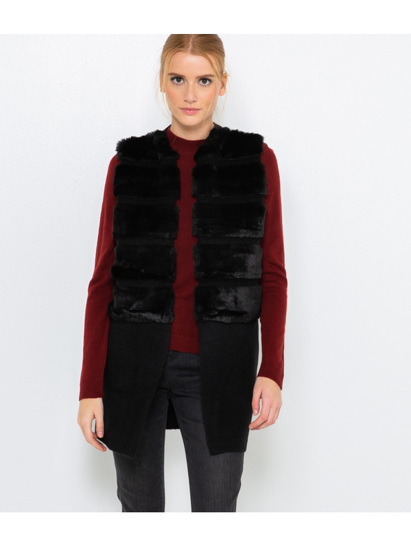 CAMAIEU Fekete mellény CAMAIEU