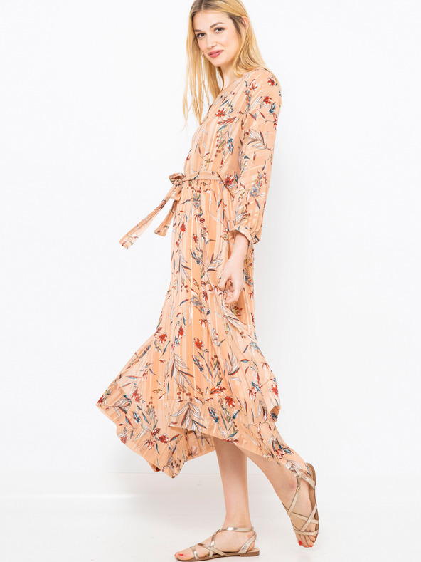 CAMAIEU Rózsaszín hosszú ruha CAMAIEU