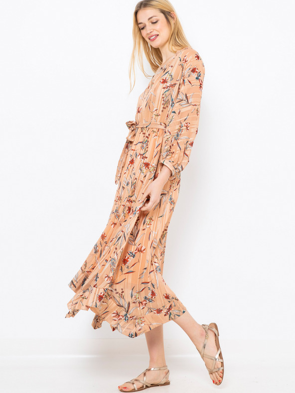 CAMAIEU Rózsaszín hosszú ruha CAMAIEU