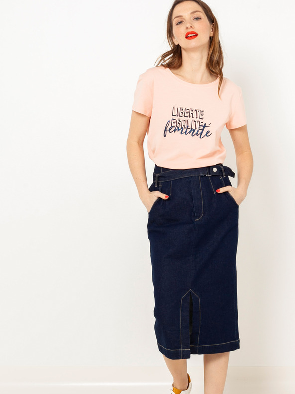 CAMAIEU Rózsaszín CAMAIEU póló