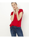 CAMAIEU Piros rövid ujjú CAMAIEU póló