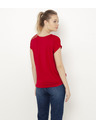 CAMAIEU Piros rövid ujjú CAMAIEU póló