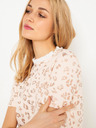 CAMAIEU Krémes mintás CAMAIEU blúz