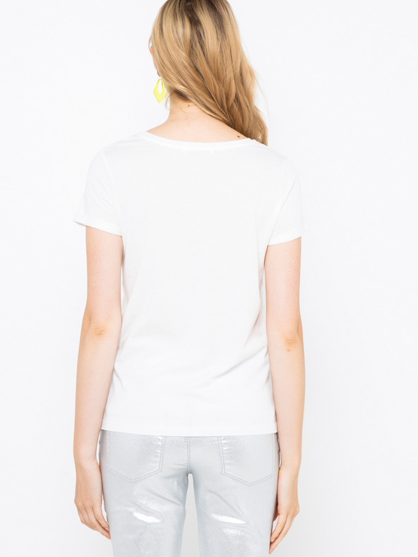 CAMAIEU Fehér CAMAIEU póló