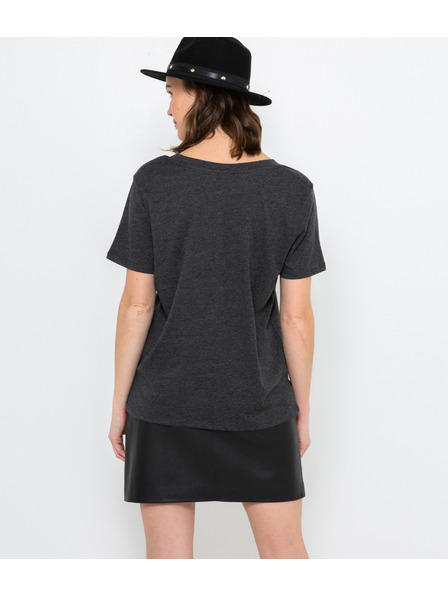 CAMAIEU Fekete V-nyakú CAMAIEU top