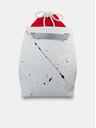 Xiss Női fehér mintás hátizsák Xiss Splashed White City Red fröccsöntött fehér