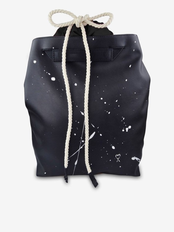 Xiss Fekete női mintás hátizsák Xiss Splashed city black