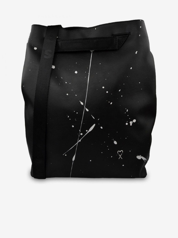 Xiss Fekete női mintás hátizsák Xiss Splashed city black