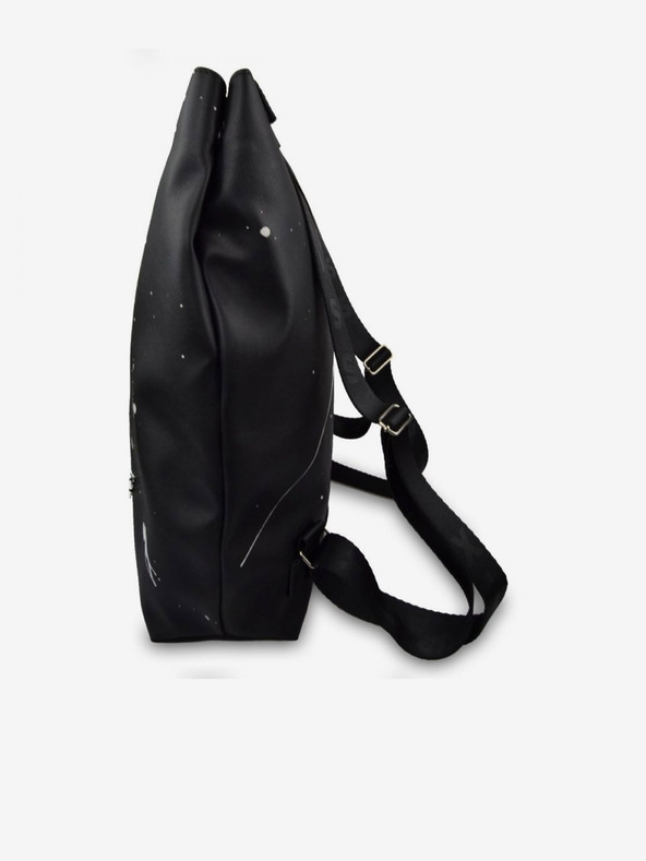 Xiss Fekete női mintás hátizsák Xiss Splashed city black