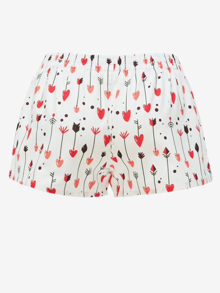 Slippsy Fehér női csúszós Amor Girl rövidnadrág