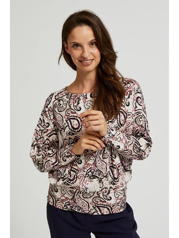 Moodo Világos bézs női pulóver