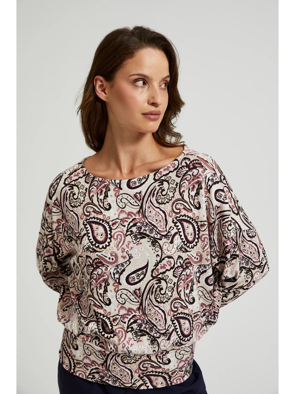 Moodo Világos bézs női pulóver