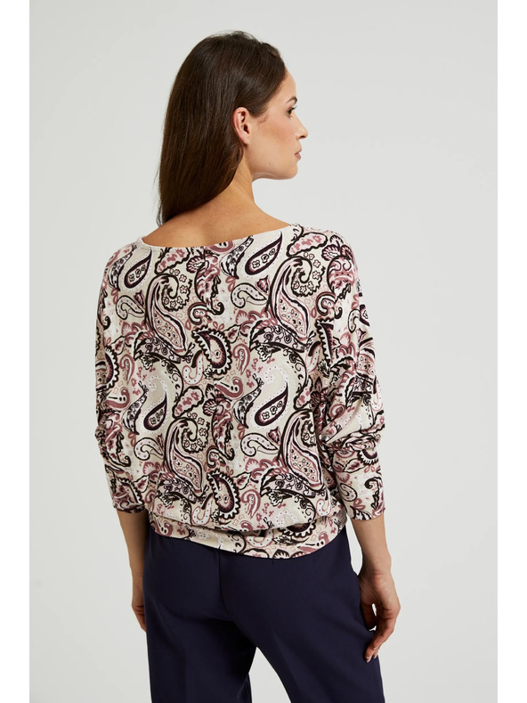 Moodo Világos bézs női pulóver