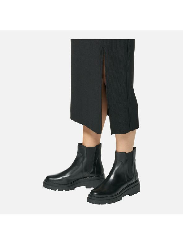 Geox Fekete Női Geox Felleny bokacsizma