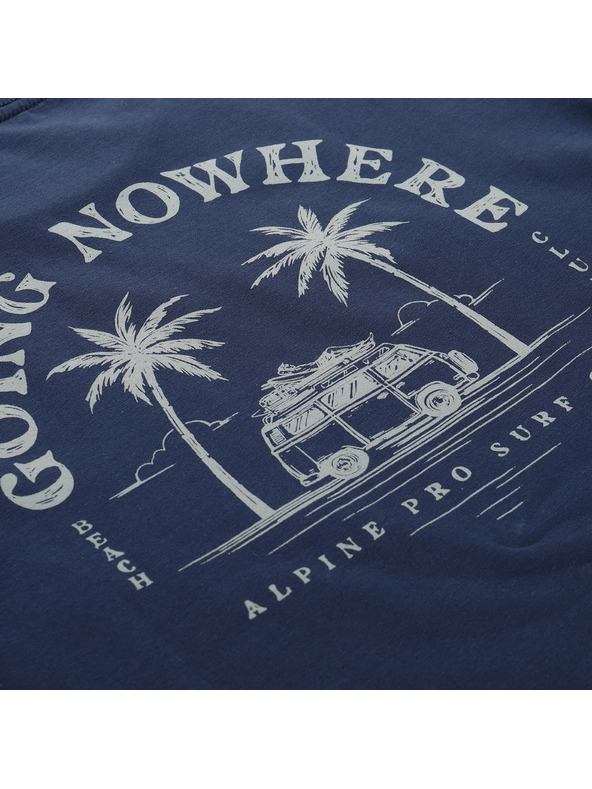 ALPINE PRO Férfi pamut póló ALPINE PRO SUMEK moonlit ocean variáns pb