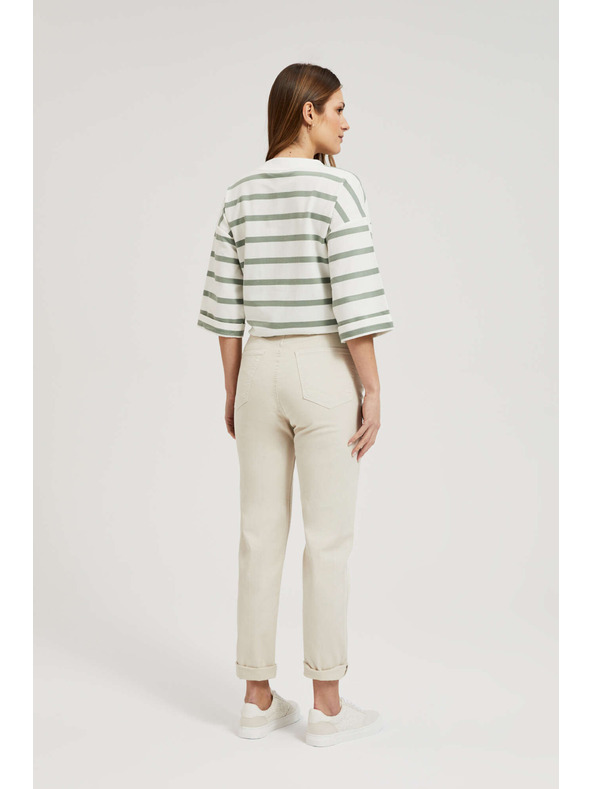 Moodo Női farmer Moodo – világos bézs