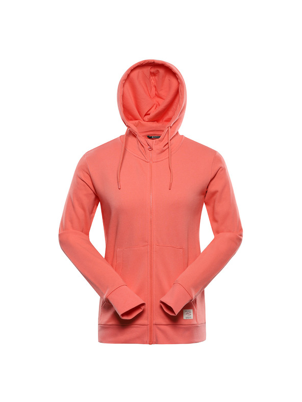 ALPINE PRO Női pamut pulóver ALPINE PRO LOKKA georgia peach