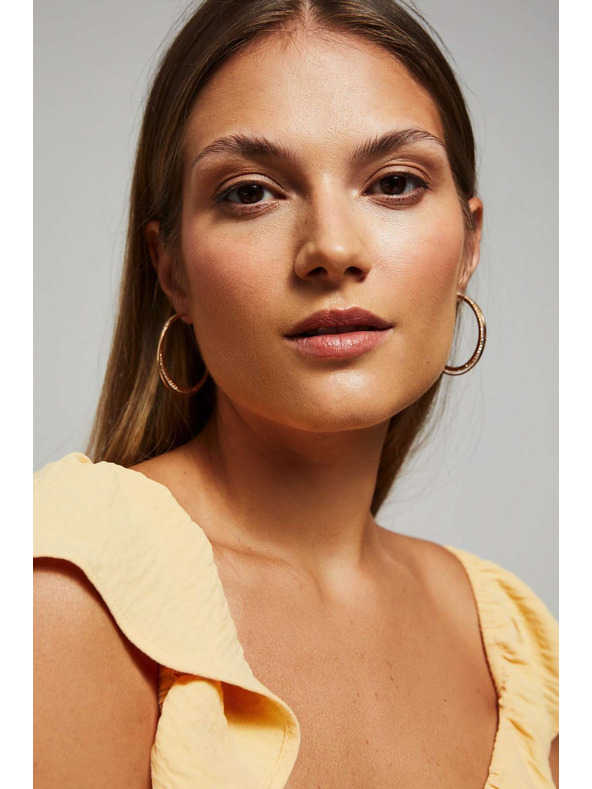 Moodo Ezüst fülbevaló