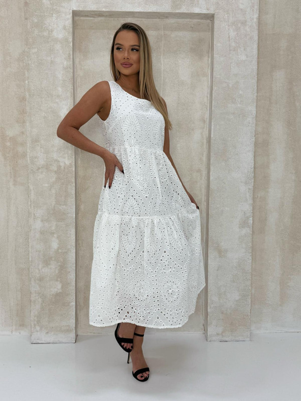 Edoti Richelieu maxi ruha - fehér