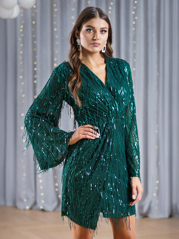 Edoti FREYA mini ruha - zöld