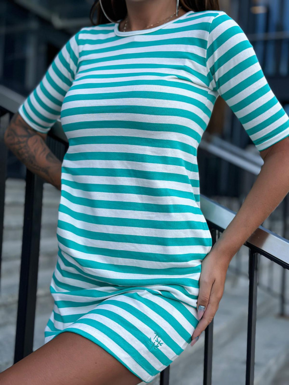 Edoti Basic mini tunika ruha - zöld