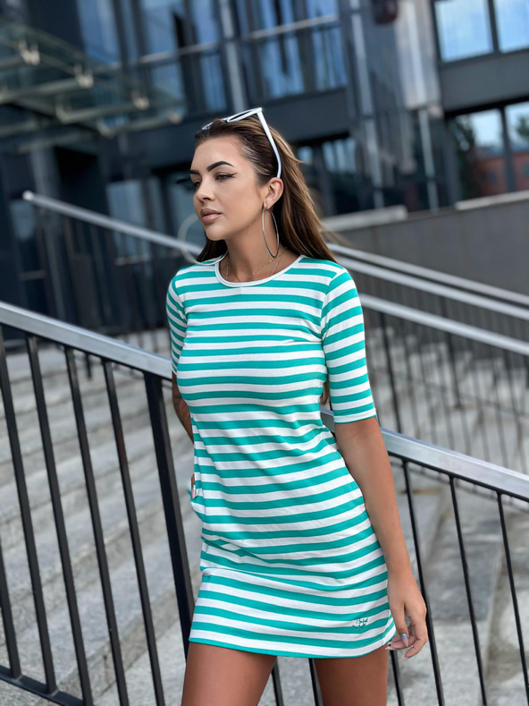 Edoti Basic mini tunika ruha - zöld