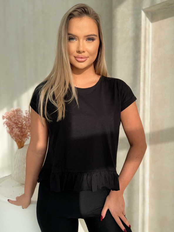 Edoti Fodros póló - fekete