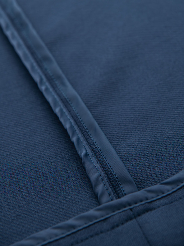 Ombre Clothing Férfi kék zakó SLIM finom textúrával