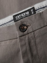 Ombre Clothing Férfi chino nadrág REGULAR FIT finom struktúrával - szürke